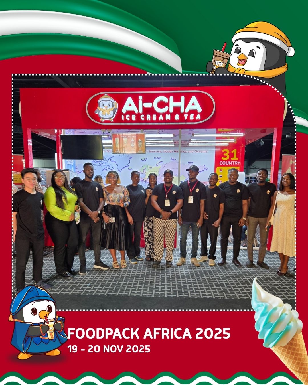 Ai-CHA Nigeria Shines at Lagos International Trade Show Exhibition